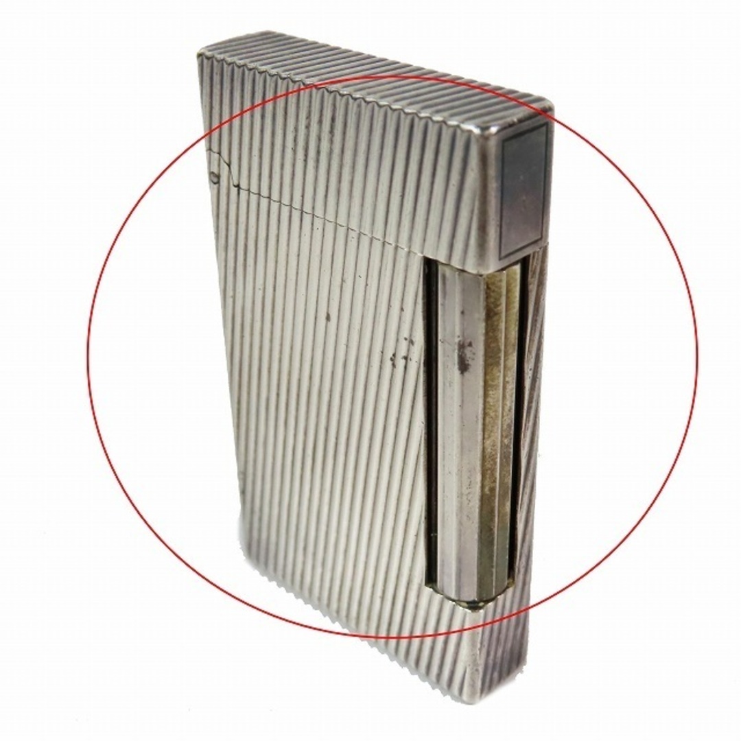 S.T.Dupont ガスライター シルバー ジャンク ヤスリ取れ 着火未確認 デュポン ケース付き 喫煙グッズ S.T.Dupont ガスライター シルバー ジャンク ヤスリ取れ 着火未確認 デュポン ケース付き 喫煙グッズ