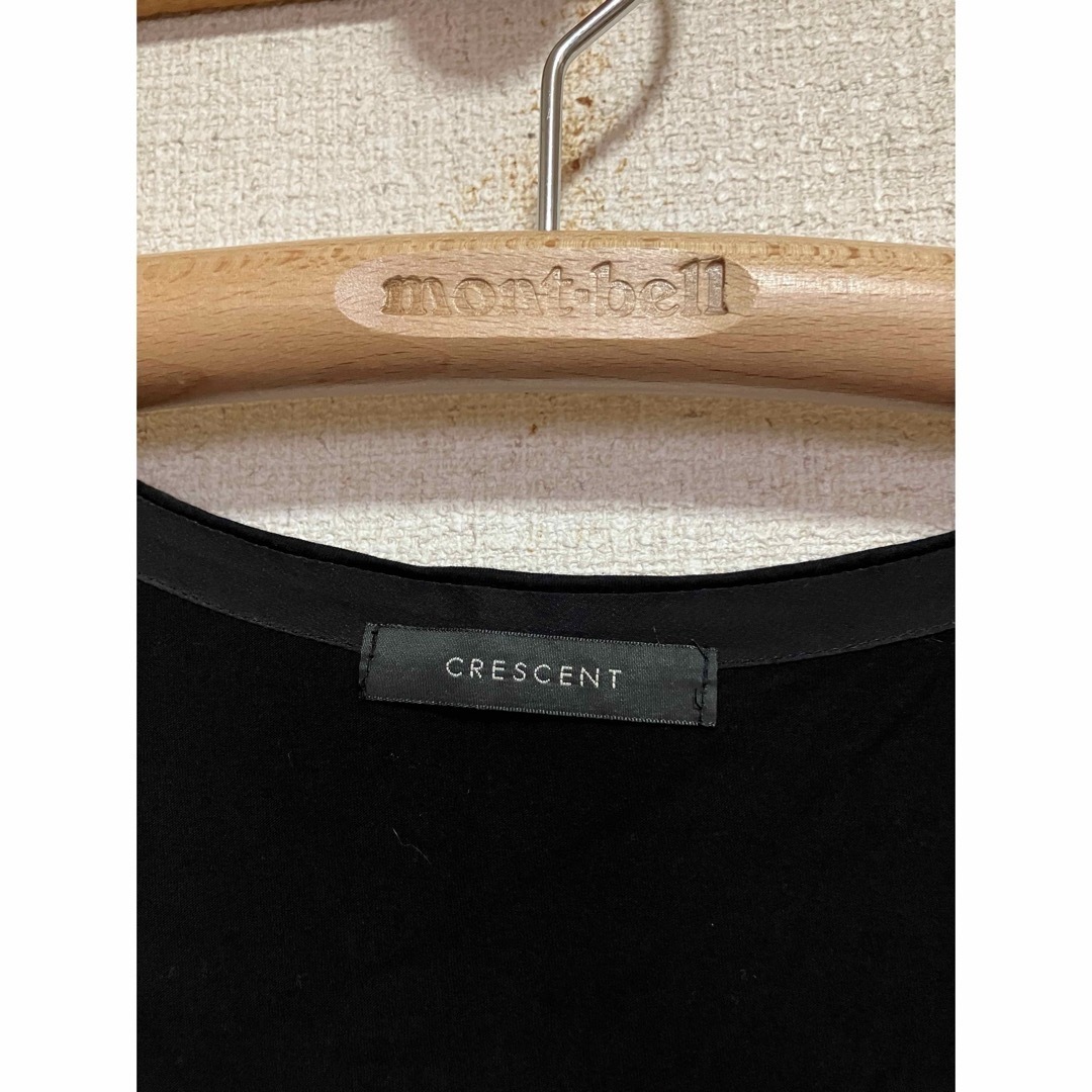 CRESCENT クレッシェント ワンピース チュニック 異素材ミックス M CRESCENT クレッシェント ワンピース チュニック 異素材ミックス M