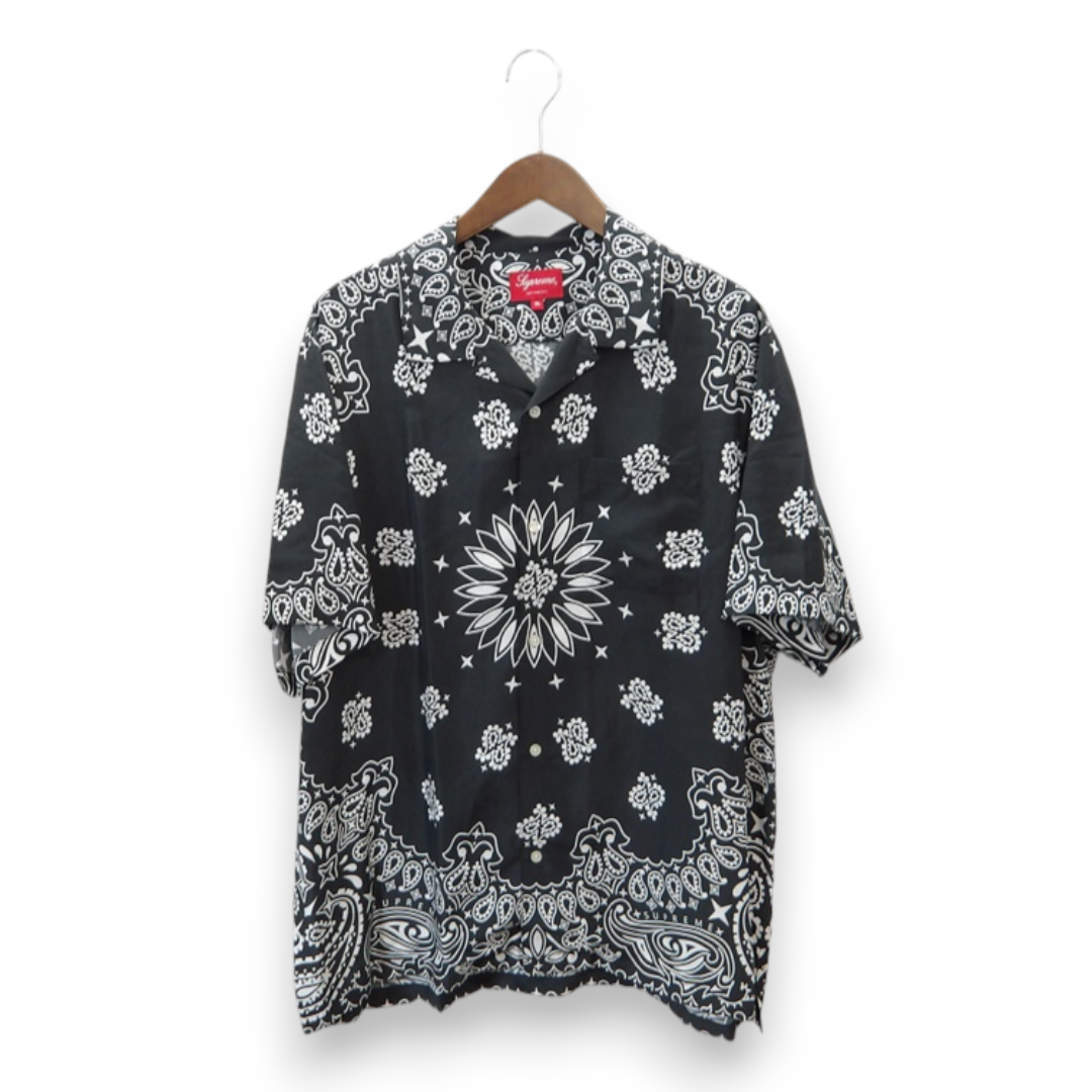 Supreme 21ss Bandana Silk Shirt Supreme 21ss Bandana Silk Shirt