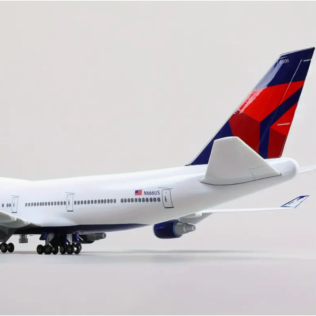 Gemini まわさ 200 Boeing 747-400 デルタ航空 Gemini まわさ 200 Boeing 747-400 デルタ航空