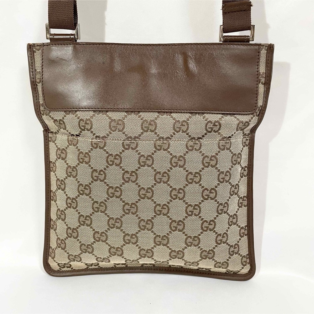 美品 正規品 GUCCI グッチ ショルダーバッグ GGキャンバス 美品 正規品 GUCCI グッチ ショルダーバッグ GGキャンバス