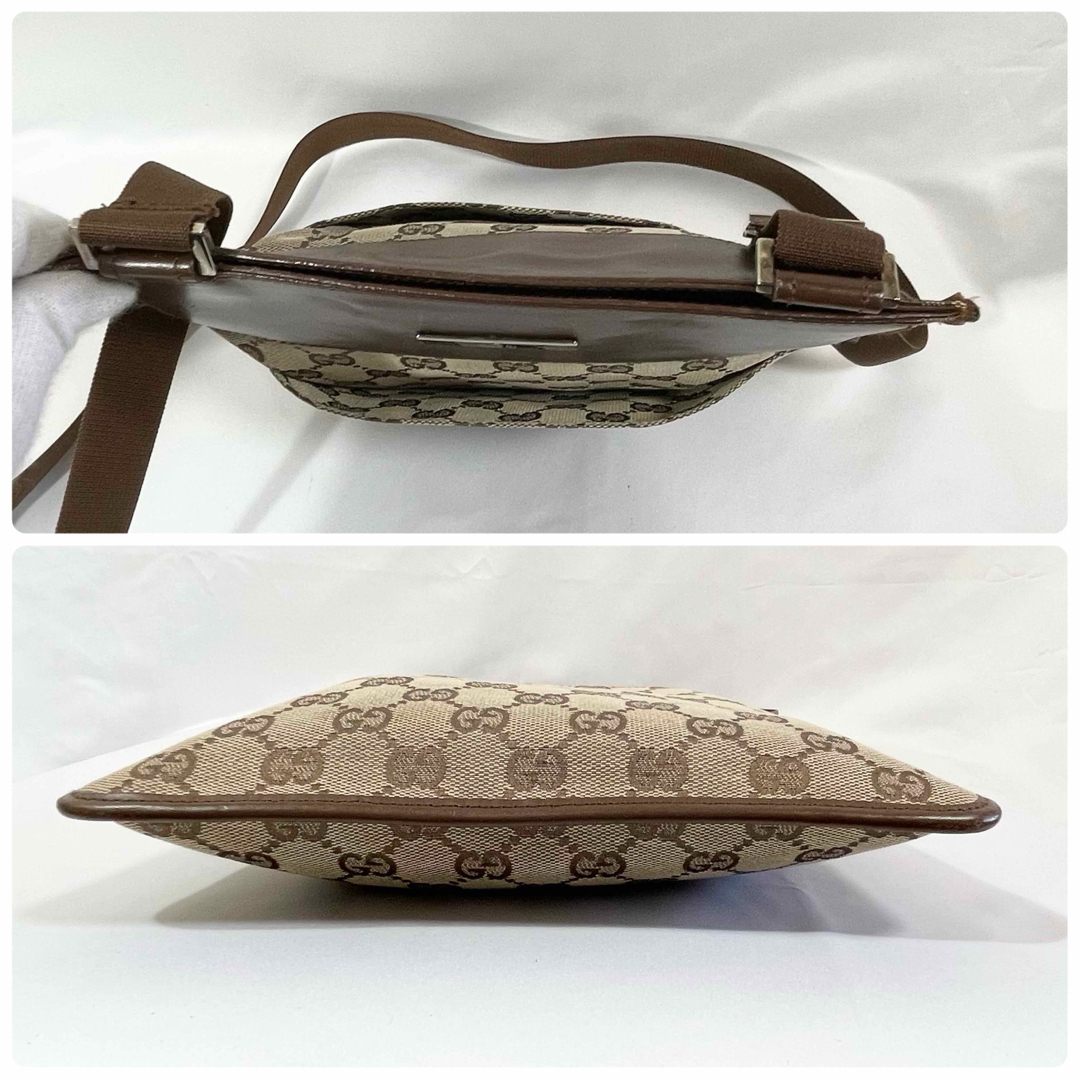 美品 正規品 GUCCI グッチ ショルダーバッグ GGキャンバス 美品 正規品 GUCCI グッチ ショルダーバッグ GGキャンバス