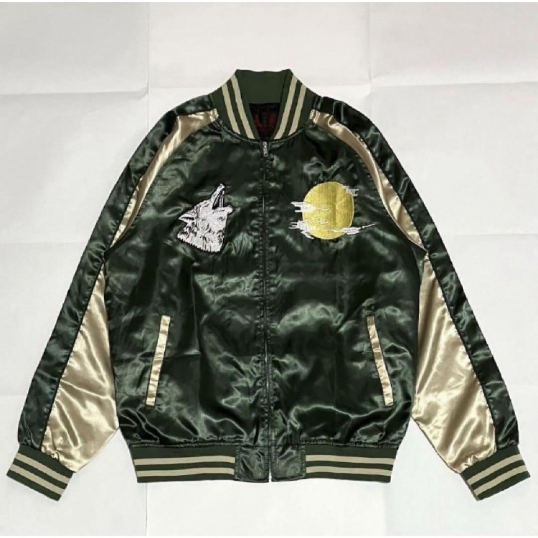 美品】一心如鏡 イッシンニョキョウ スカジャン オーバーサイズ 美品】一心如鏡 イッシンニョキョウ スカジャン オーバーサイズ