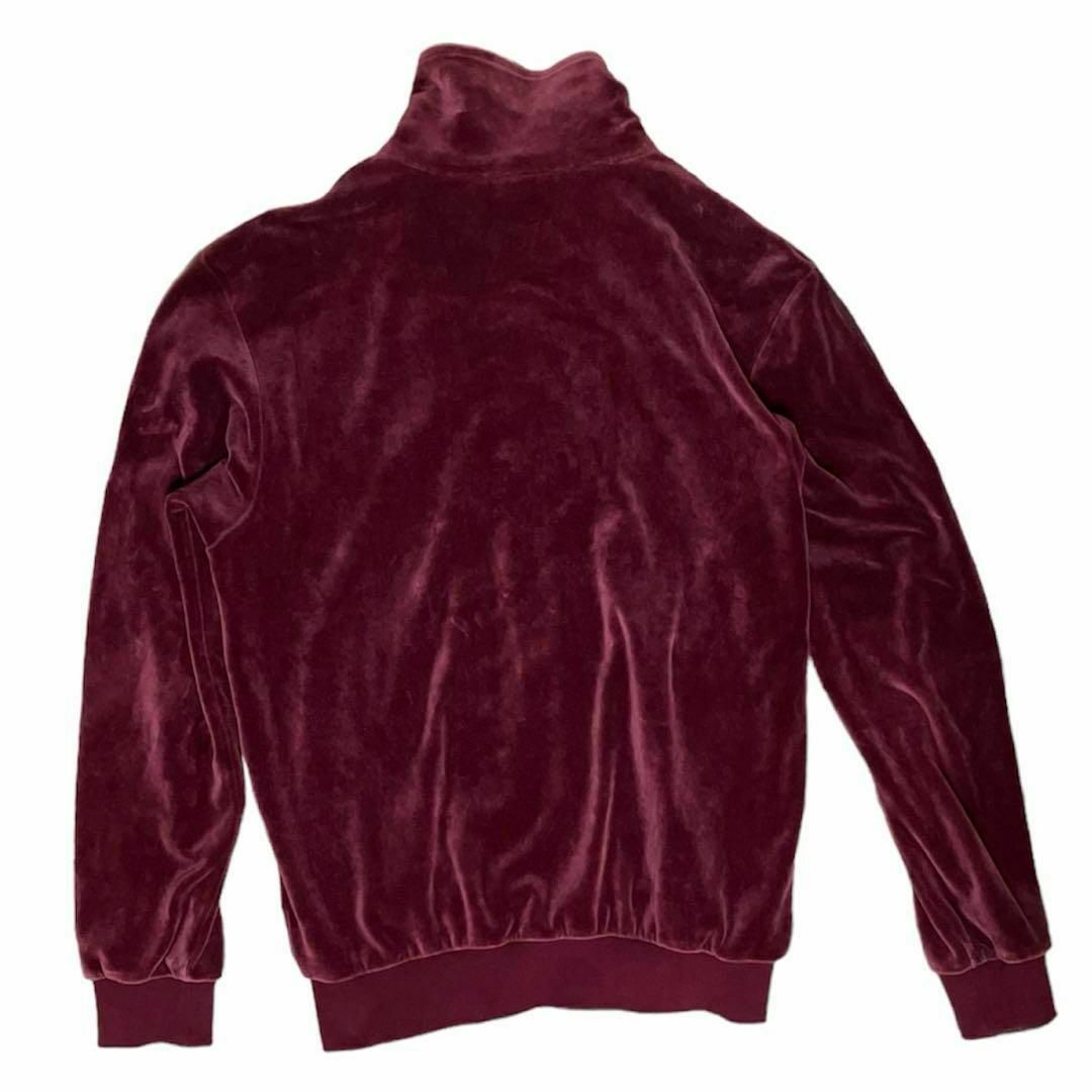 adidas - adidas トラックジャケット ベロア ワインレッド M adidas - adidas トラックジャケット ベロア ワインレッド M