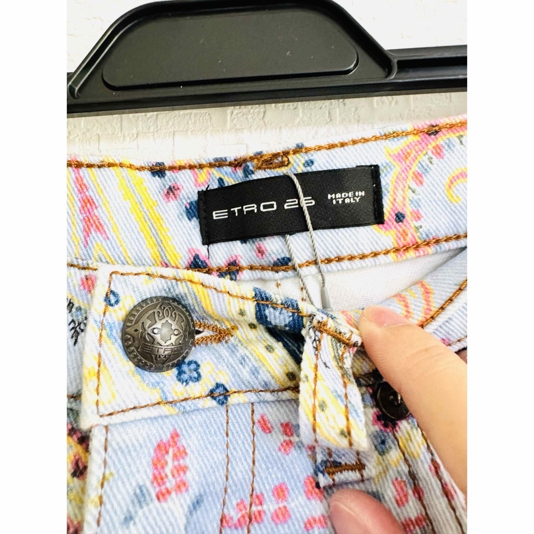 ETRO - エトロ 正規品 新品 ブルー花柄ジーンズ❣️の通販 by ETRO - エトロ 正規品 新品 ブルー花柄ジーンズ❣️の通販 by