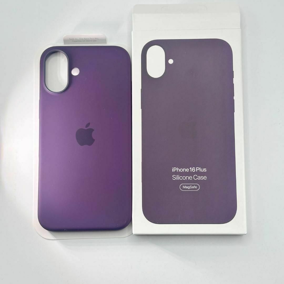 先行発売 新品-純正互換品-iPhone16 plus シリコンケース-プラム 先行発売 新品-純正互換品-iPhone16 plus シリコンケース-プラム