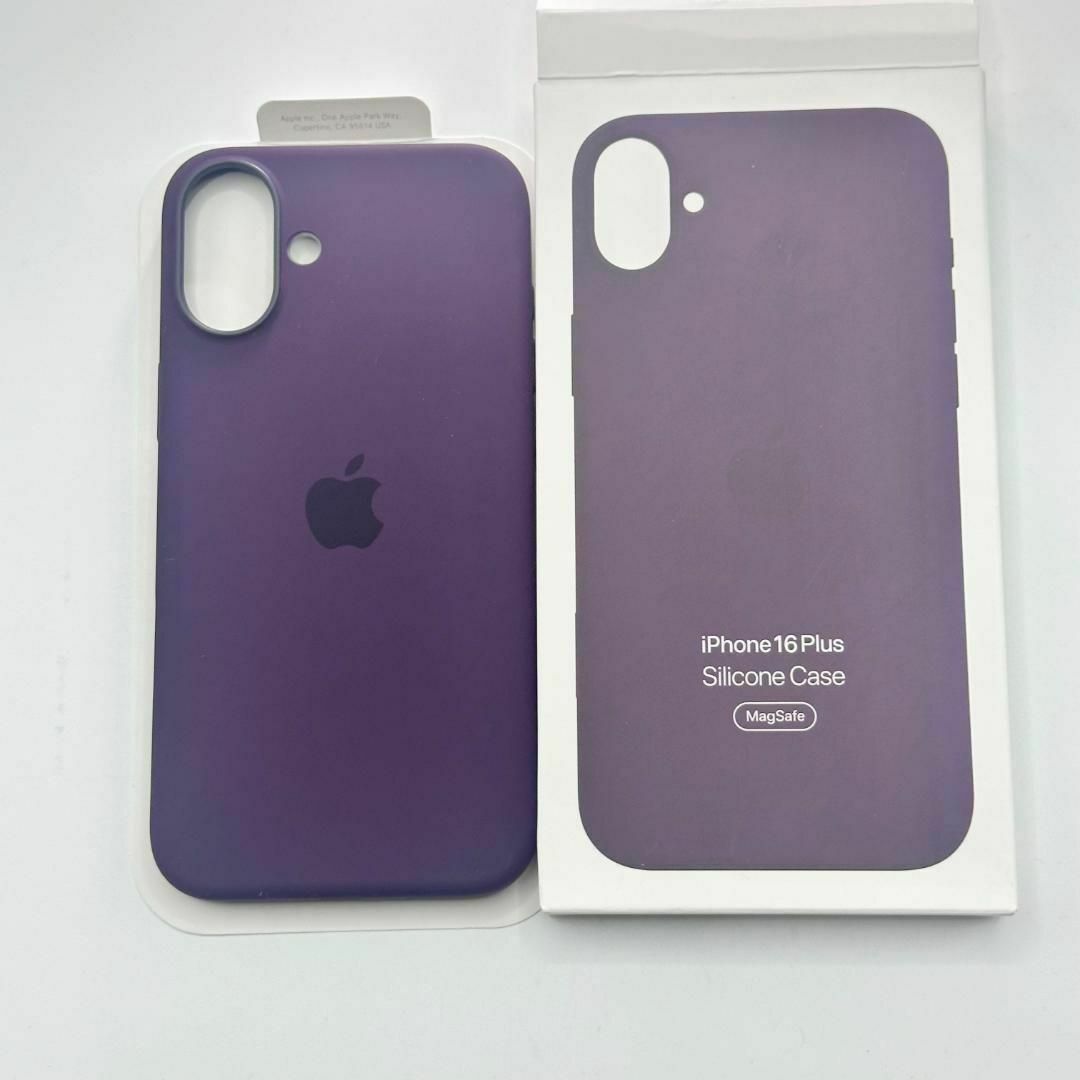 先行発売 新品-純正互換品-iPhone16 plus シリコンケース-プラム 先行発売 新品-純正互換品-iPhone16 plus シリコンケース-プラム