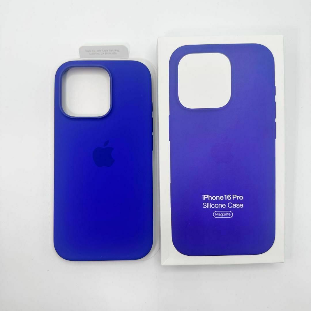 新品-純正互換品-iPhone16 pro シリコンケース-ウルトラマリンの 新品-純正互換品-iPhone16 pro シリコンケース-ウルトラマリンの