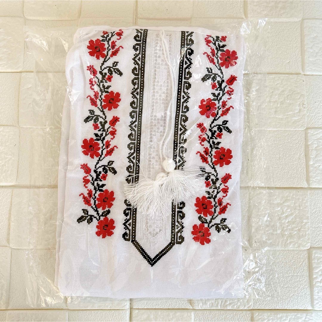 ウクライナ刺繍 ブラウス レディース M L 民族衣装 春秋 ウクライナ刺繍 ブラウス レディース M L 民族衣装 春秋