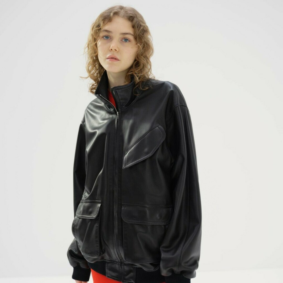AURALEE - 24AW AURALEE LAMB LEATHER ZIP BLOUSON 0の通販 by AURALEE - 24AW AURALEE LAMB LEATHER ZIP BLOUSON 0の通販 by