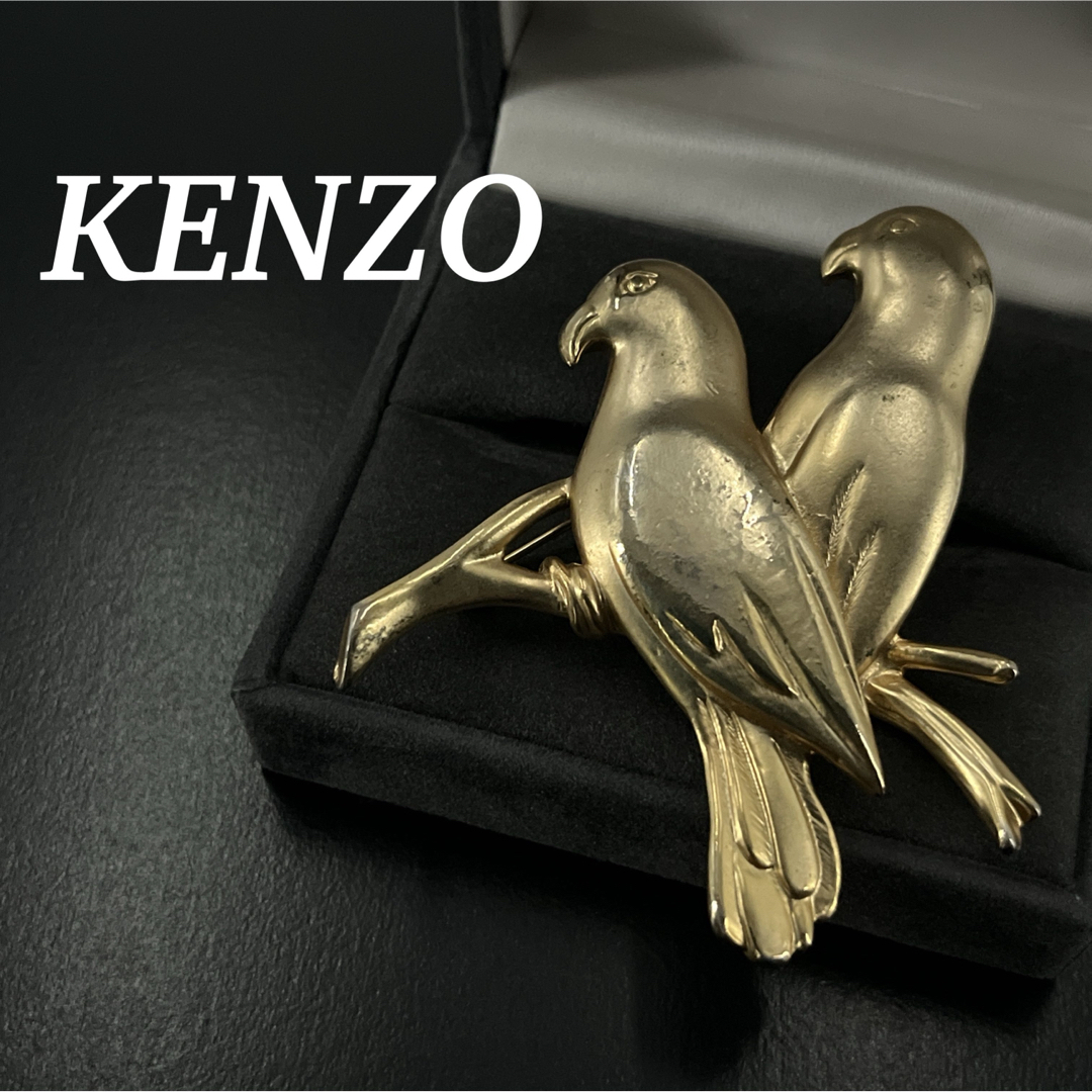 KENZO - 希少 オールド ケンゾー ピンブローチ 鳥 バード KENZO - 希少 オールド ケンゾー ピンブローチ 鳥 バード