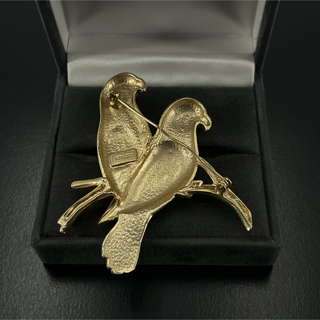 KENZO - 希少 オールド ケンゾー ピンブローチ 鳥 バード KENZO - 希少 オールド ケンゾー ピンブローチ 鳥 バード