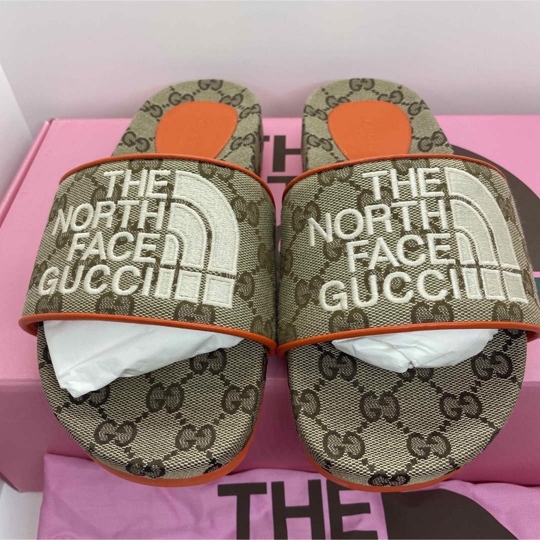 THE NORTH FACE x GUCCI GGロゴ サンダル