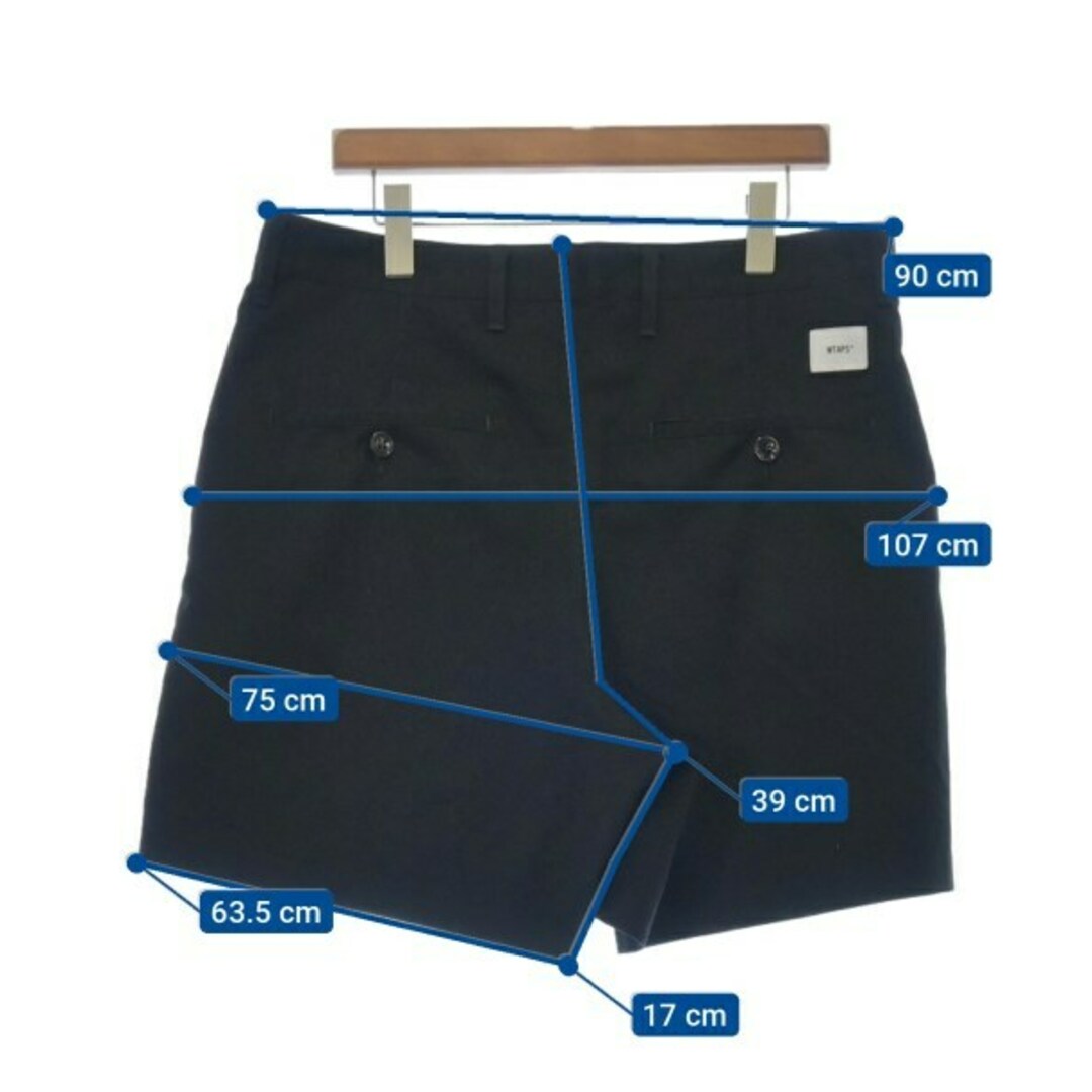 WTAPS ダブルタップス ショートパンツ 04(XL位) 黒 【古着】 WTAPS ダブルタップス ショートパンツ 04(XL位) 黒 【古着】