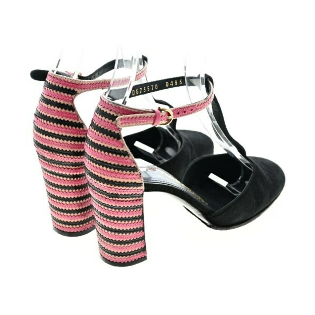 Salvatore Ferragamo サンダル 4(21.5cm位) 黒 【古着】 Salvatore Ferragamo サンダル 4(21.5cm位) 黒 【古着】
