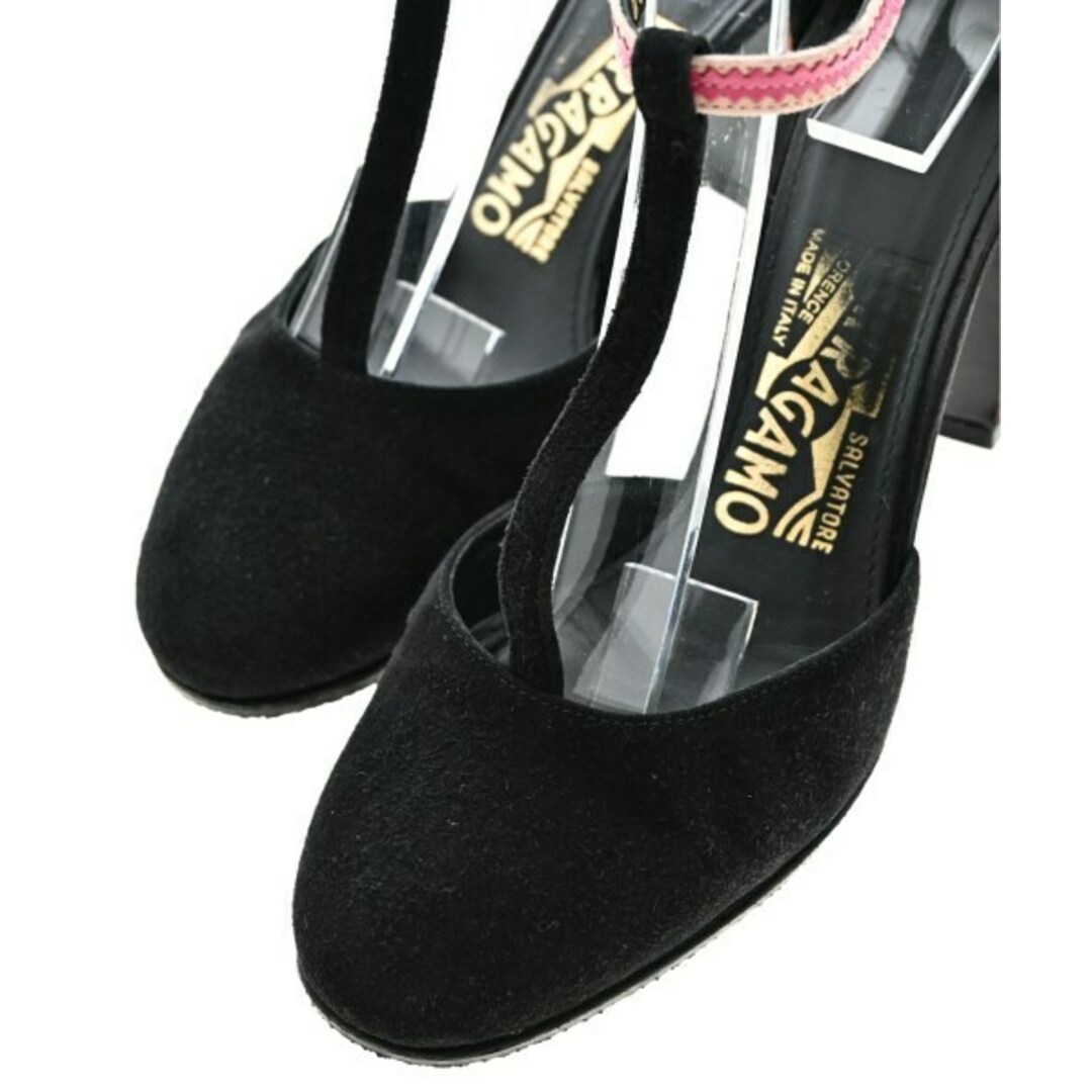 Salvatore Ferragamo サンダル 4(21.5cm位) 黒 【古着】 Salvatore Ferragamo サンダル 4(21.5cm位) 黒 【古着】