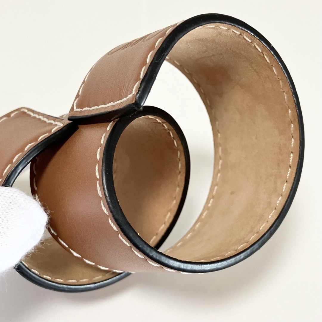 LOEWE ロエベ スラップ・ブレスレット アナグラム レザー LOEWE ロエベ スラップ・ブレスレット アナグラム レザー
