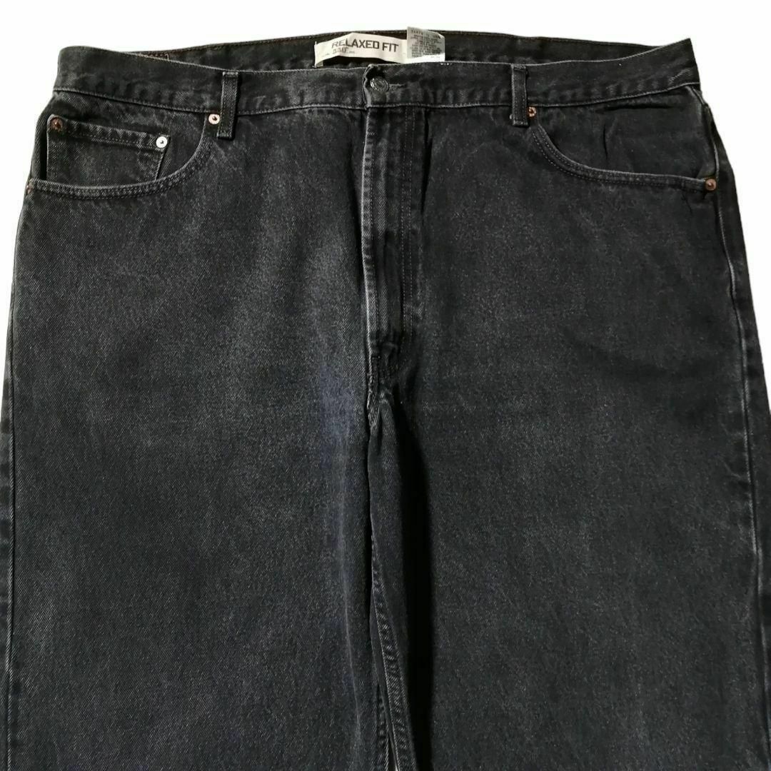 00s リーバイス550 ブラックデニム W44 後染め バギーパンツ 3455 00s リーバイス550 ブラックデニム W44 後染め バギーパンツ 3455