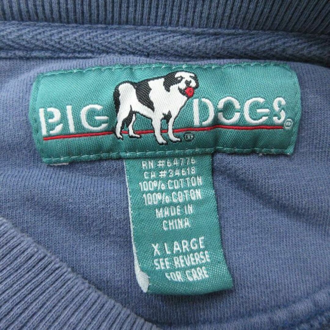 XL☆古着 ビッグドッグス BIG DOGS 長袖 スウェット メンズ 00 XL☆古着 ビッグドッグス BIG DOGS 長袖 スウェット メンズ 00