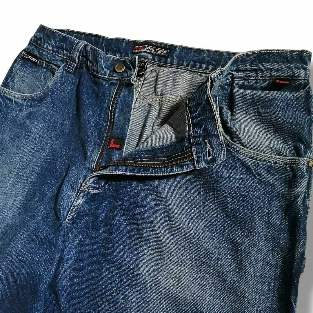 FUBU - 90s フブ 超極太バギーパンツ デニムペインターパンツ FUBU - 90s フブ 超極太バギーパンツ デニムペインターパンツ