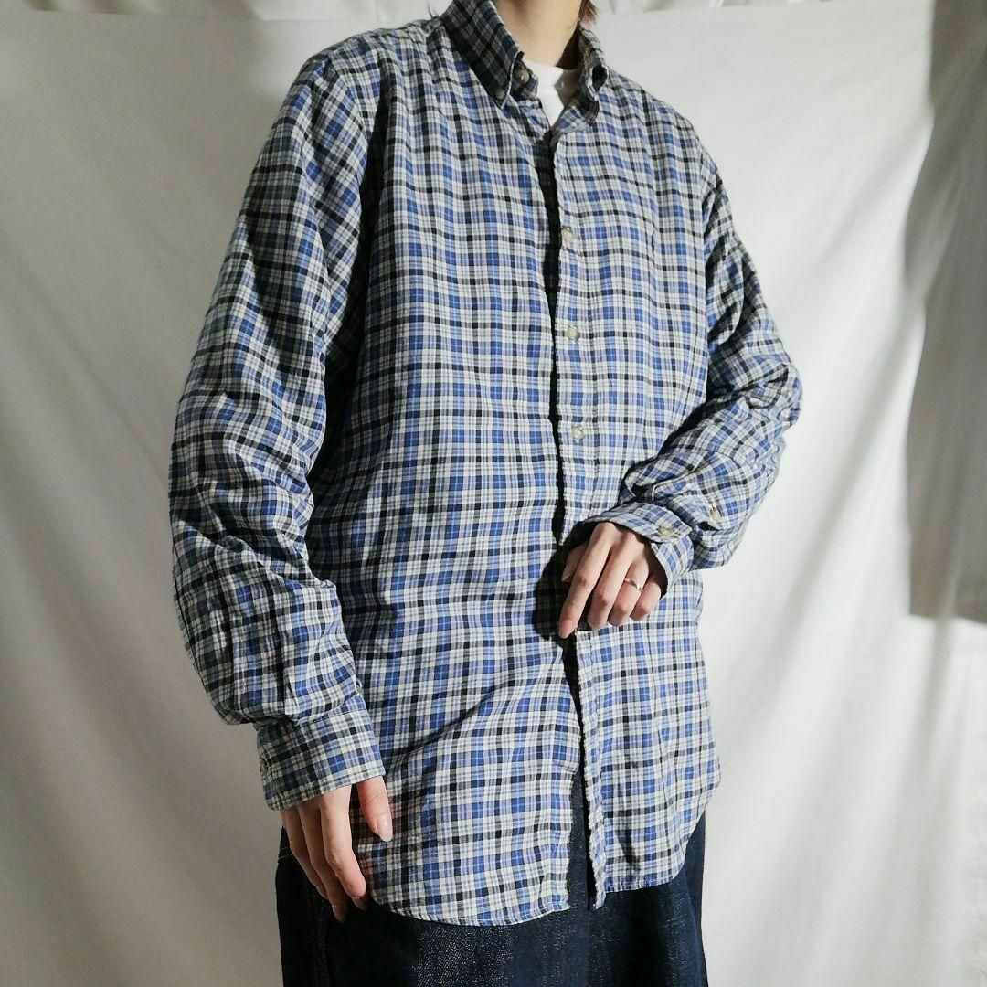 Ralph Lauren - 90s ラルフローレン チェックシャツ BD 長袖 Ralph Lauren - 90s ラルフローレン チェックシャツ BD 長袖