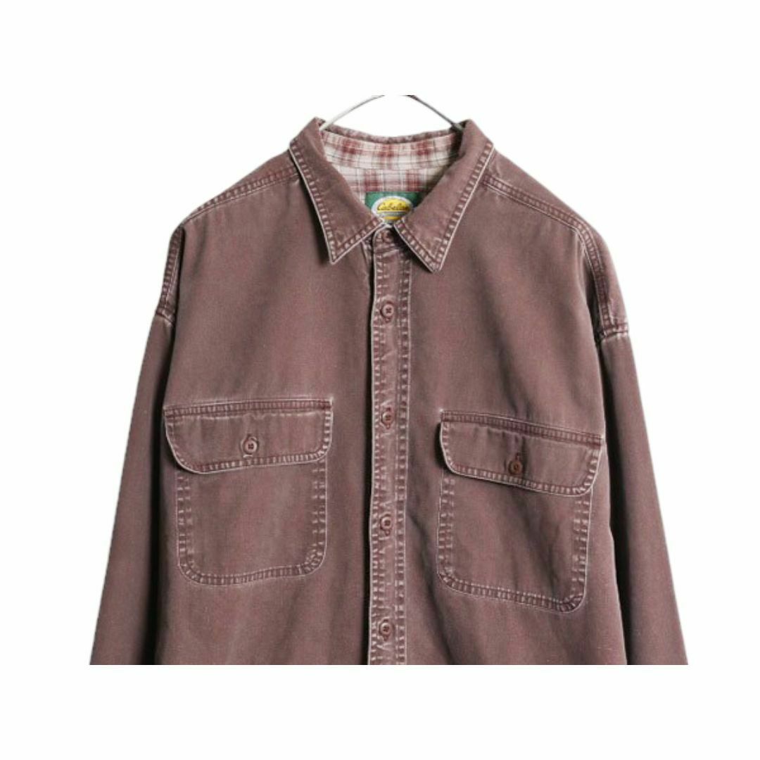 発掘 - 新登場ブランド 90s カベラス コットン ダック 長袖 シャツ メンズ XL / 90年代 長袖シャツ