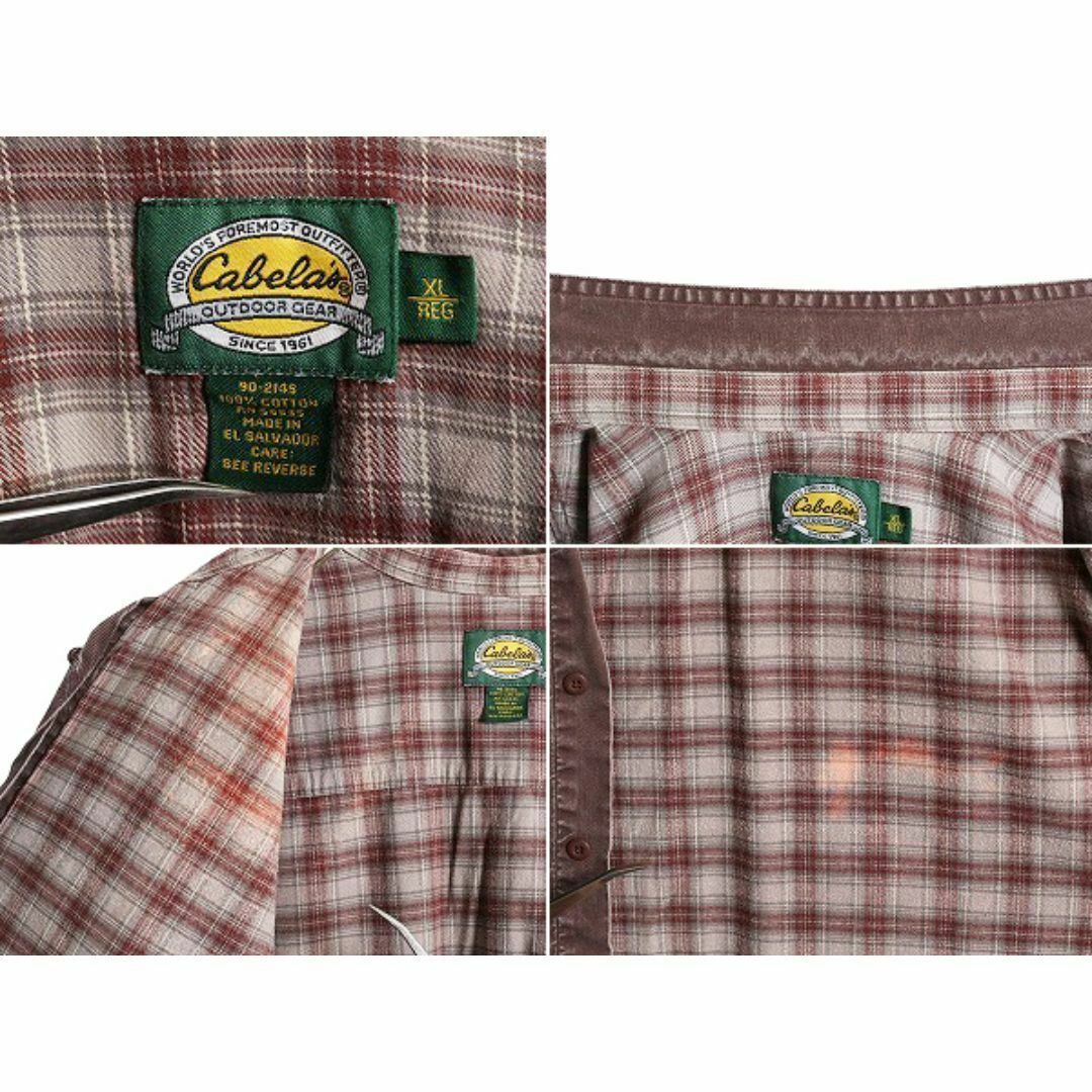 今 話題 の 人気 商品 ダック コットン カベラス 90s 長袖 90年代 / XL メンズ シャツ 長袖シャツ