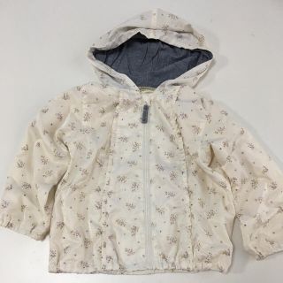 キムラタン(キムラタン)の【まろ子様専用】キムラタンビケット☆パーカー白花柄(Tシャツ/カットソー)