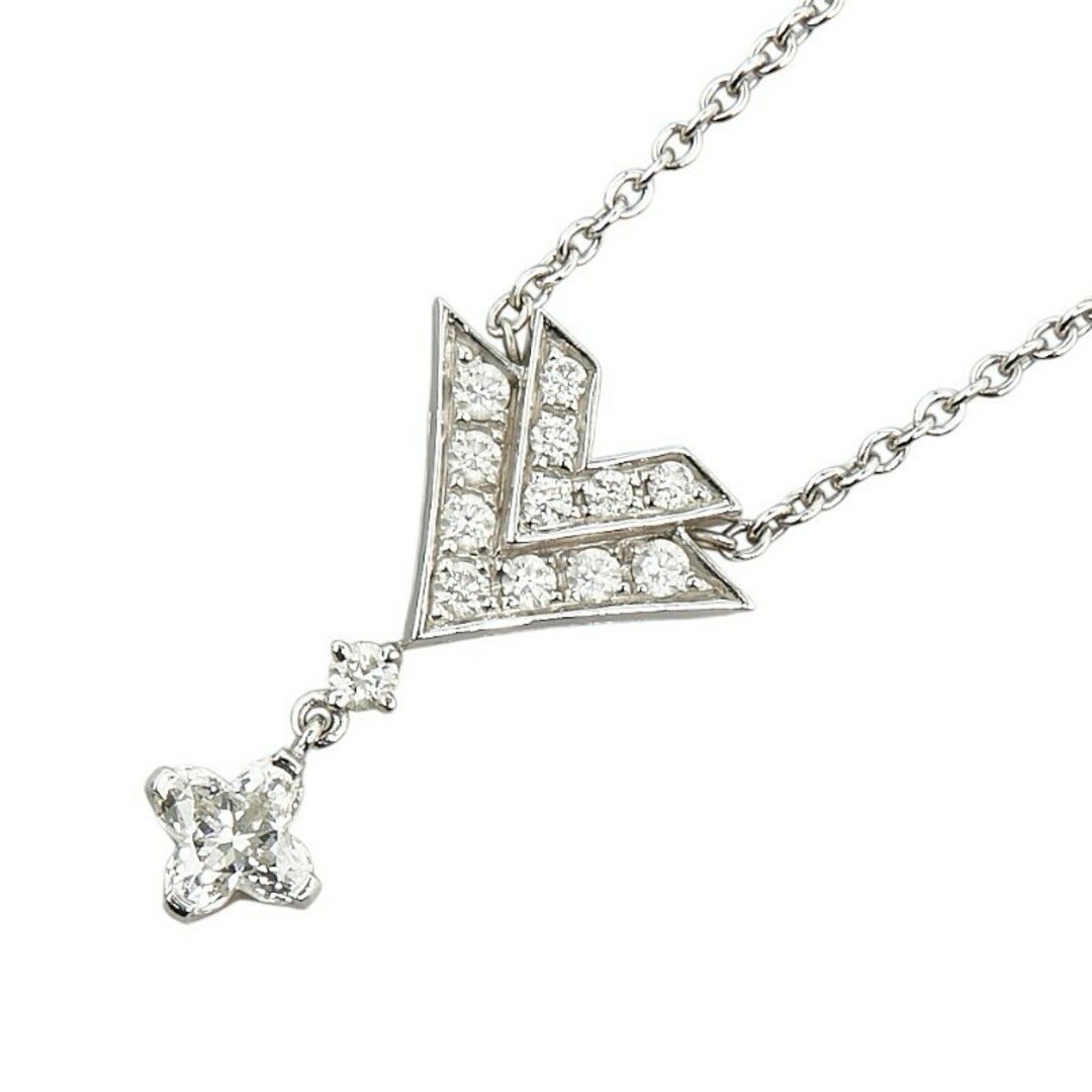 LOUIS VUITTON - 美品 ルイ ヴィトン パンダンティフアクトV ネックレス J292817 K18WG ホワイトゴールド レディース LOUIS VUITTON 【222-67708】