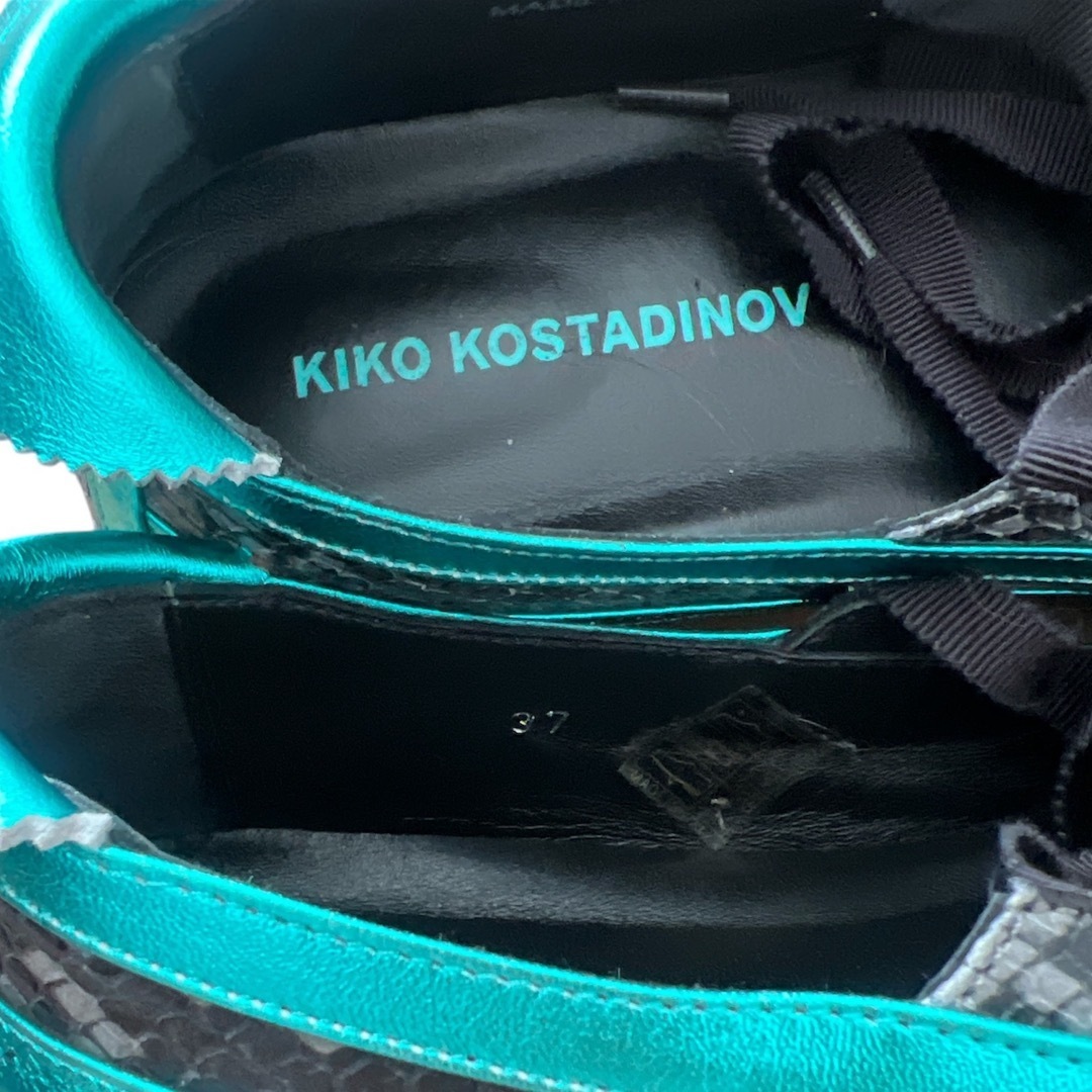 KIKO KOSTADINOV - KIKO KOSTADINOV バレエシューズ ターコイズ KIKO KOSTADINOV - KIKO KOSTADINOV バレエシューズ ターコイズ