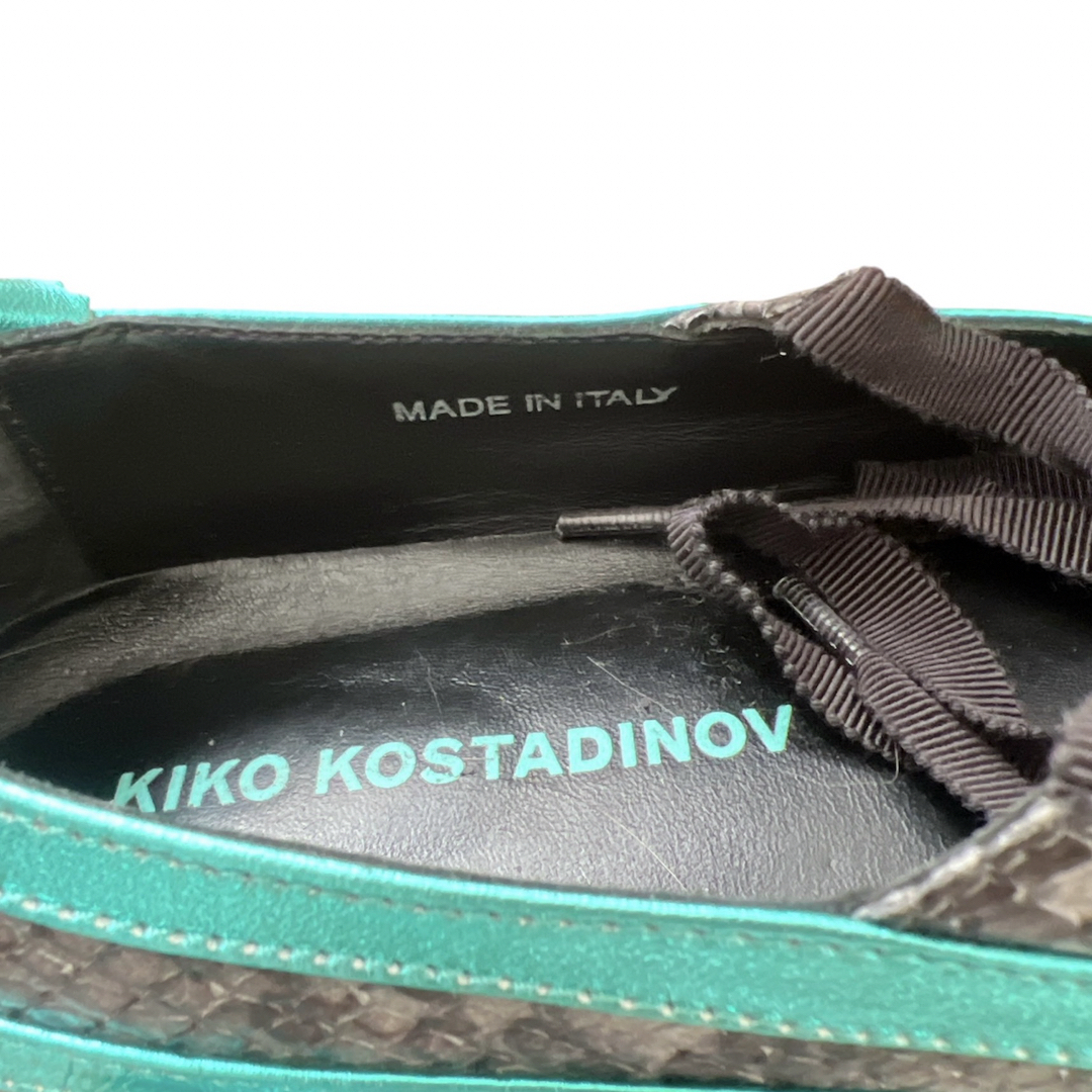 KIKO KOSTADINOV - KIKO KOSTADINOV バレエシューズ ターコイズ KIKO KOSTADINOV - KIKO KOSTADINOV バレエシューズ ターコイズ