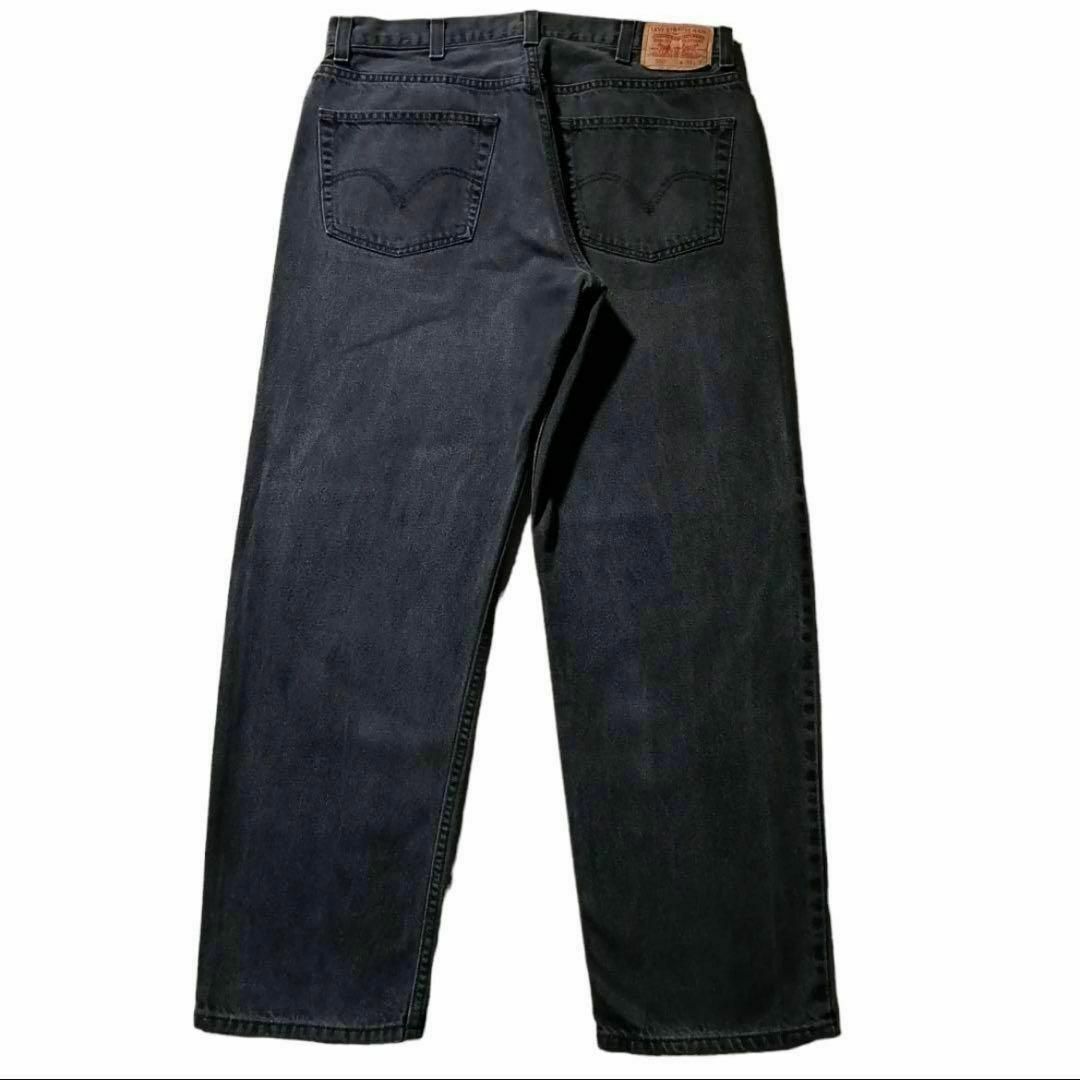 Levi's - 00sリーバイス550極太バギーサルファブラックデニム Levi's - 00sリーバイス550極太バギーサルファブラックデニム