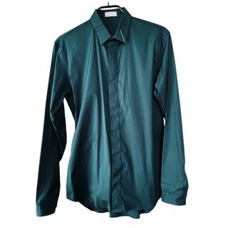 DIOR HOMME - 極美品 Dior Homme 18AWBee Yシャツ Greenの通販 DIOR HOMME - 極美品 Dior Homme 18AWBee Yシャツ Greenの通販