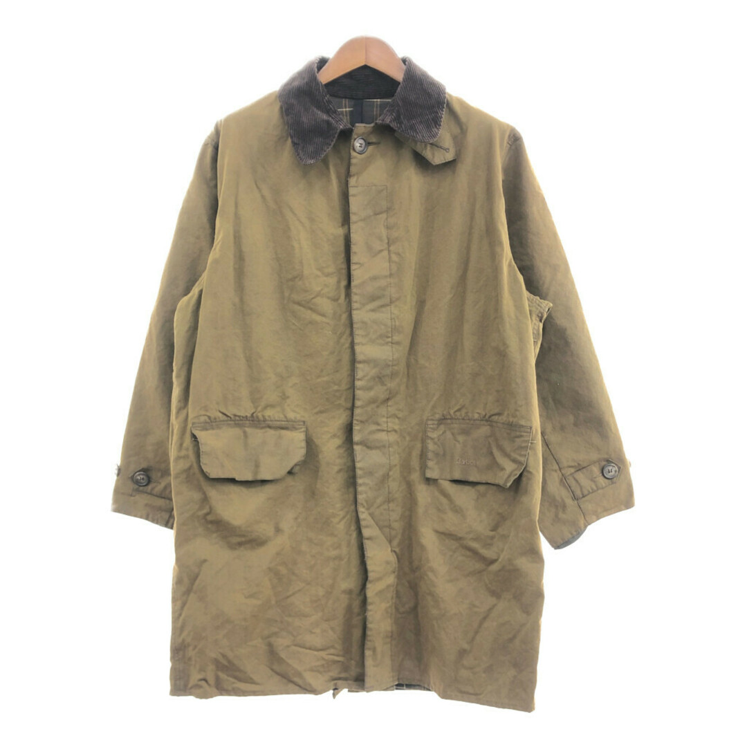 Barbour - Barbour バブアー CLASSIC 3/4 COAT オイルドジャケット カーキ (メンズ LARGE) 中古 古着 6529