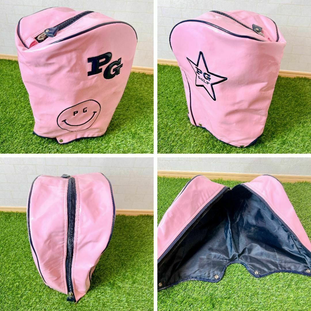 パーリーゲイツ カート式 キャディバッグ ニコちゃん ピンク パーリーゲイツ カート式 キャディバッグ ニコちゃん ピンク