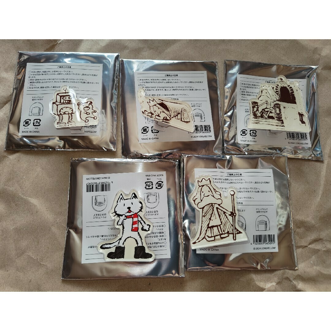 BUMP OF CHICKEN アクリルスタンドクリップ セット タレントグッズ BUMP OF CHICKEN アクリルスタンドクリップ セット タレントグッズ