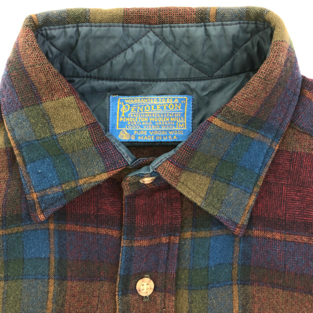 PENDLETON - 70年代 USA製 PENDLETON ペンドルトン ウール PENDLETON - 70年代 USA製 PENDLETON ペンドルトン ウール