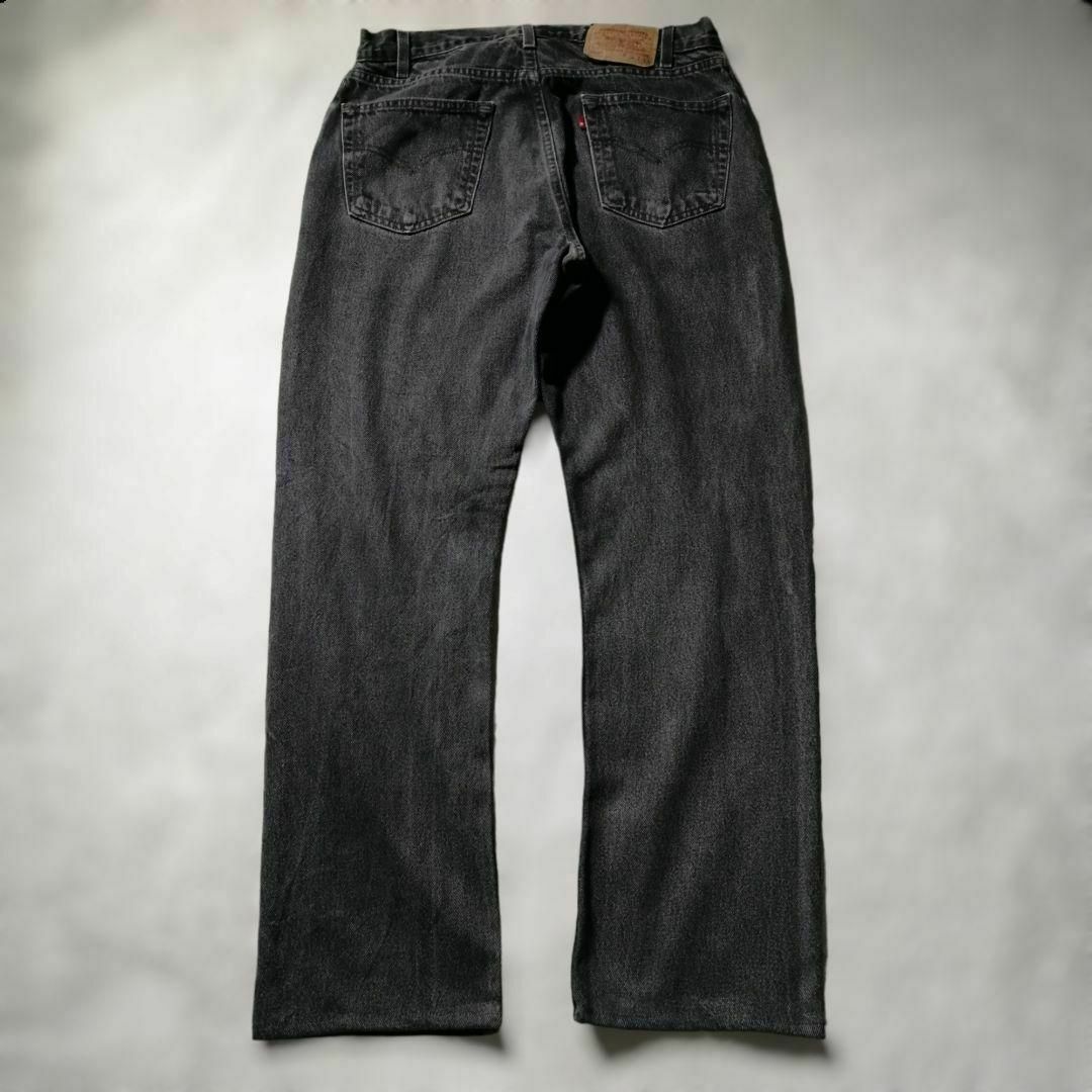 Levi's - リーバイス505 ブラックデニム ストレートパンツ Levi's - リーバイス505 ブラックデニム ストレートパンツ