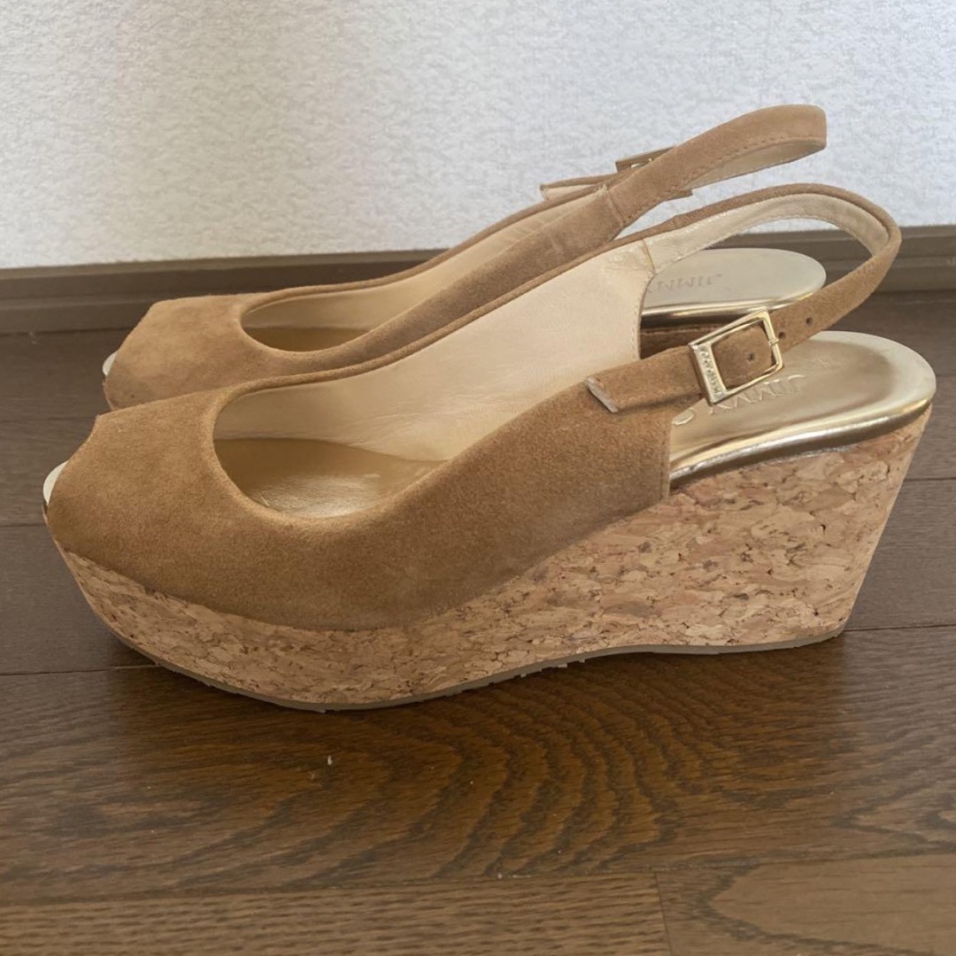 Jimmy Choo ジミーチュウ コルクヒール ウェッジ サンダル 36 Jimmy Choo ジミーチュウ コルクヒール ウェッジ サンダル 36