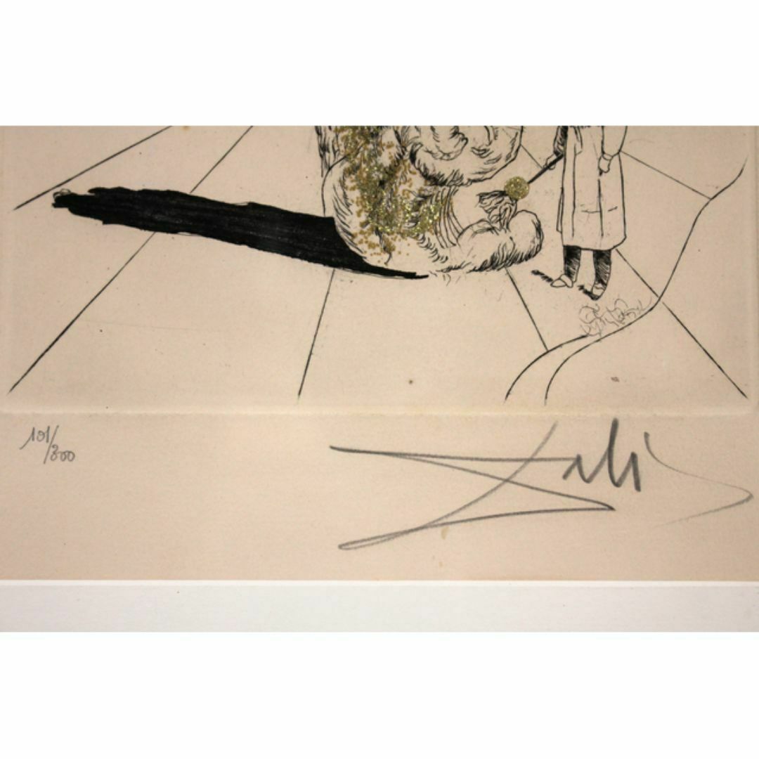 サルバドール・ダリ「Pudentiane」 銅版画 絵画 サルバドール・ダリ「Pudentiane」 銅版画 絵画