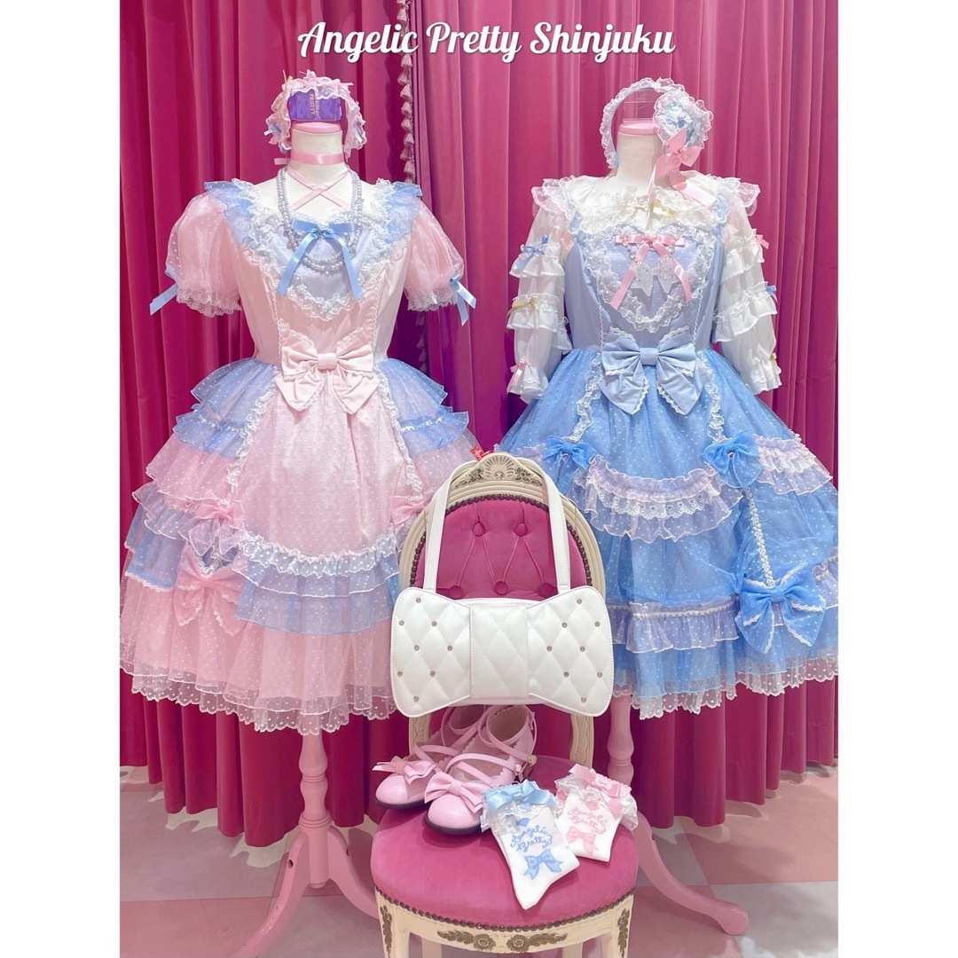 美品 アンジェリックプリティ topping heart JSK ピンク 美品 アンジェリックプリティ topping heart JSK ピンク