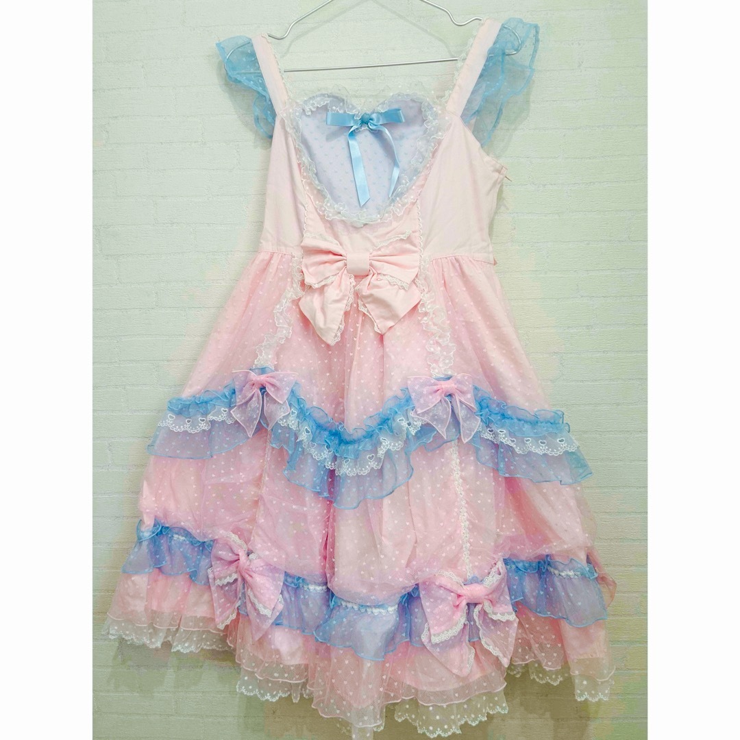 美品 アンジェリックプリティ topping heart JSK ピンク 美品 アンジェリックプリティ topping heart JSK ピンク