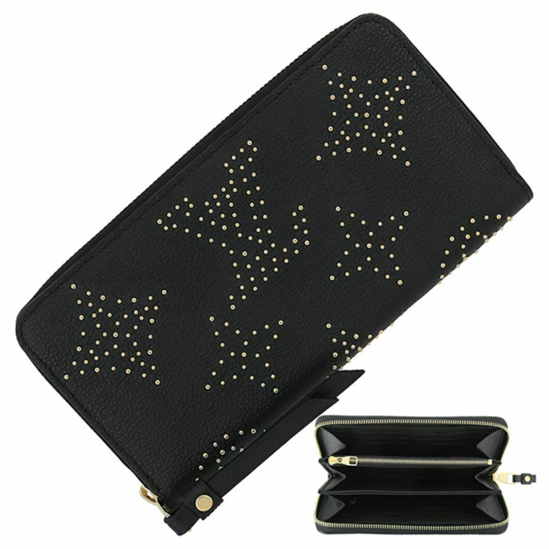 LOUIS VUITTON - ルイヴィトン ジッピーウォレット モノグラムアンプラント スタッズ ノワール ブラック ラウンドファスナー長財布 ラウンドジップ 長札 サイフ ウォレット LVロゴ ブランド 新品  h-a412a