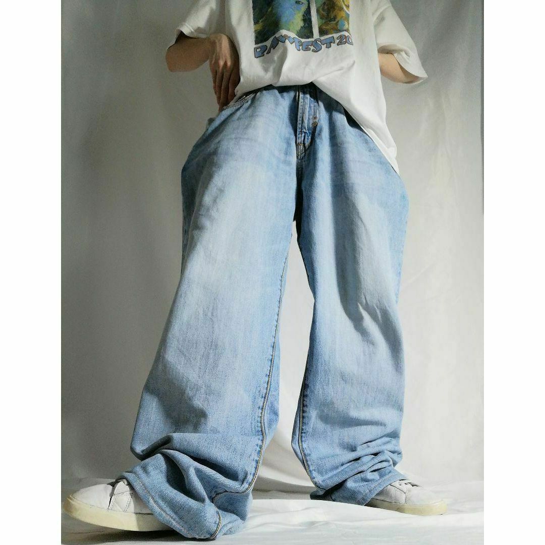 Rocawear - 00s ロカウェア バギーパンツ バックロゴ刺繍 ヒップ Rocawear - 00s ロカウェア バギーパンツ バックロゴ刺繍 ヒップ