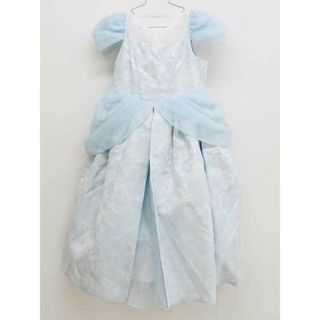 ディズニー(Disney)の【新入荷!】〔ディズニービビディバビディブティックDESNEYBibbidiBobbidiBoutipue〕120cm 半袖ドレス 水色 サッシュ＆グローブ付 シンデレラ プリンセス ハロウィン クリスマス パーティー 結婚式【中古】子供 キッズ kids 女の子 lessons 719042(ドレス/フォーマル)