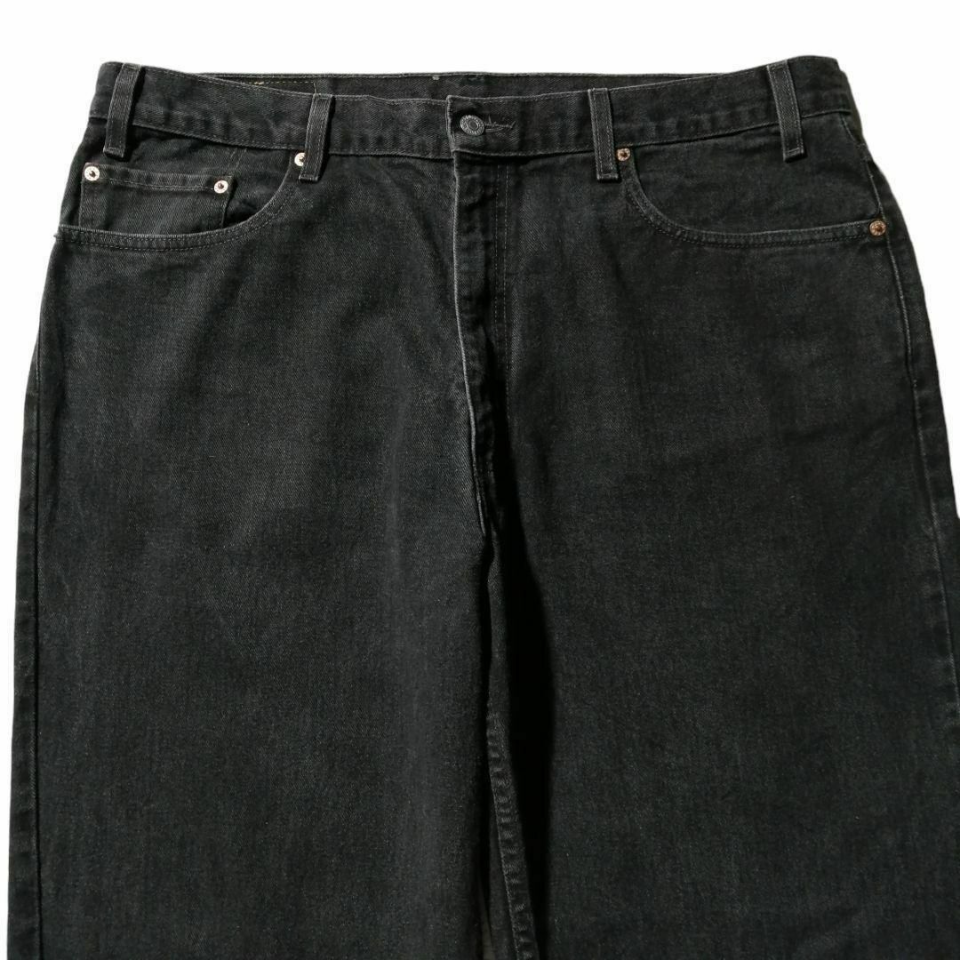 Levi's - 00sリーバイス550極太バギーサルファブラックデニム Levi's - 00sリーバイス550極太バギーサルファブラックデニム
