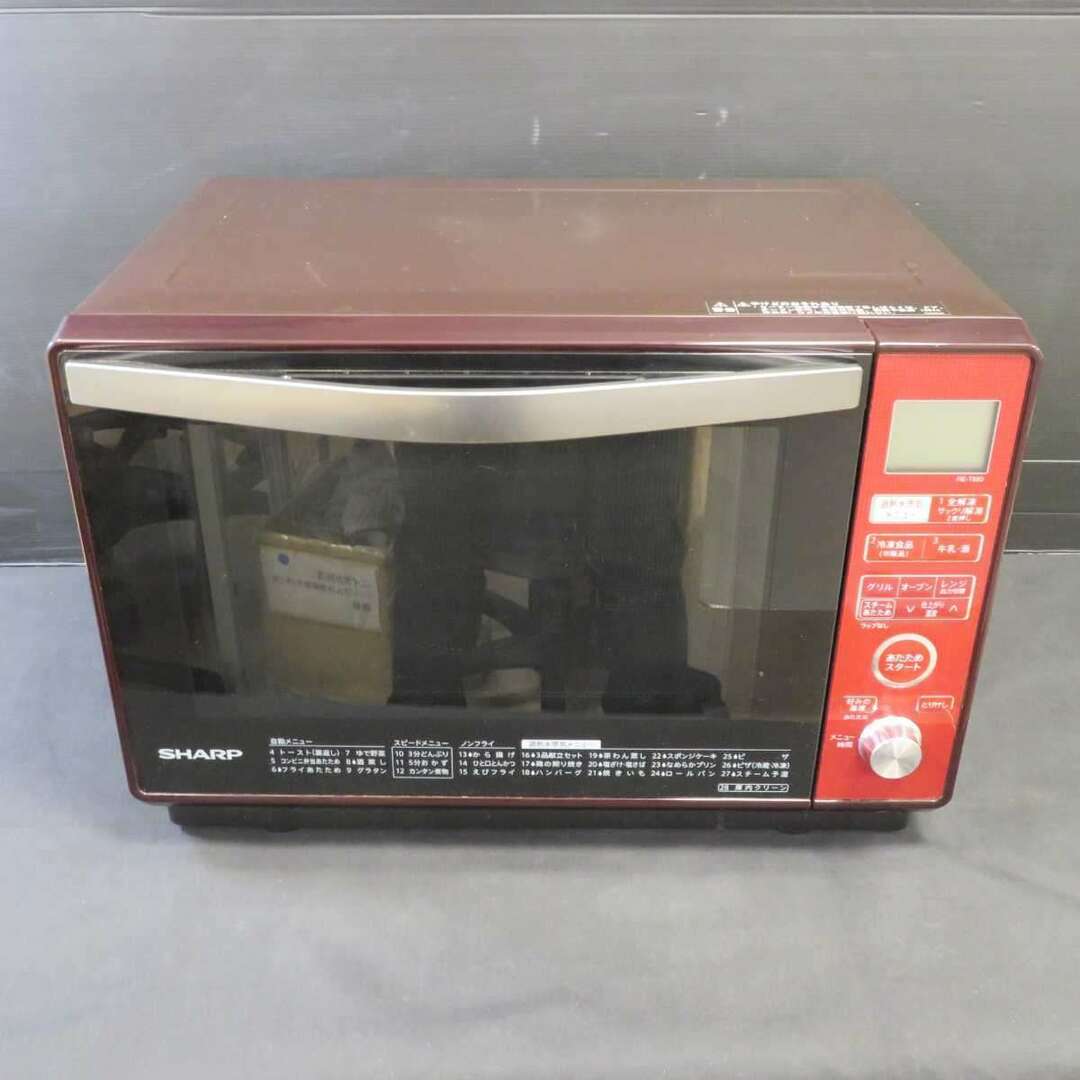SHARP - 【中古】 シャープ 電子レンジ RE-T820-R レッド SHARP SHARP - 【中古】 シャープ 電子レンジ RE-T820-R レッド SHARP