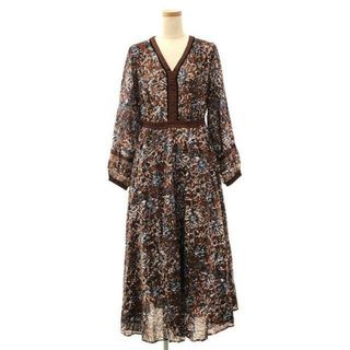 美品⭐︎【ヌキテパ】 ロングワンピース チェック バック