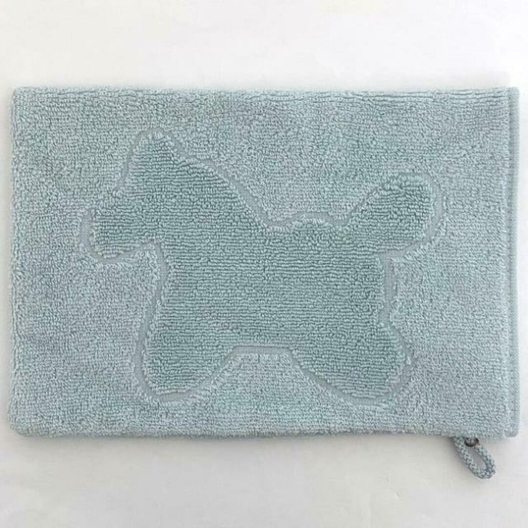 HERMES - エルメス ベビー バスミトン ライトブルー アダダ タグ HERMES - エルメス ベビー バスミトン ライトブルー アダダ タグ