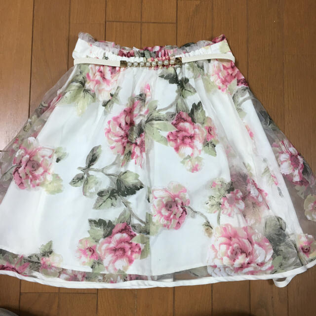 GRL(グレイル)のグレイル 花柄オーガンジースカート レディースのスカート(ミニスカート)の商品写真